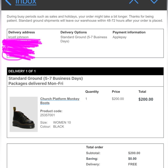 Dr Martens platform church monkey boot in us women’s size 10 - Picture 7 of 7